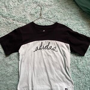 Adidas Kids Black and light blue Shirt